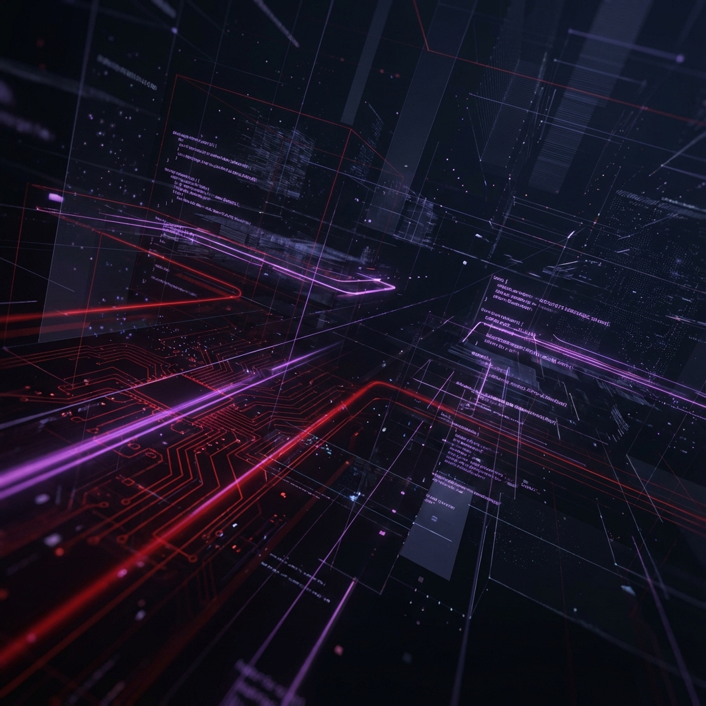 Developer working on code